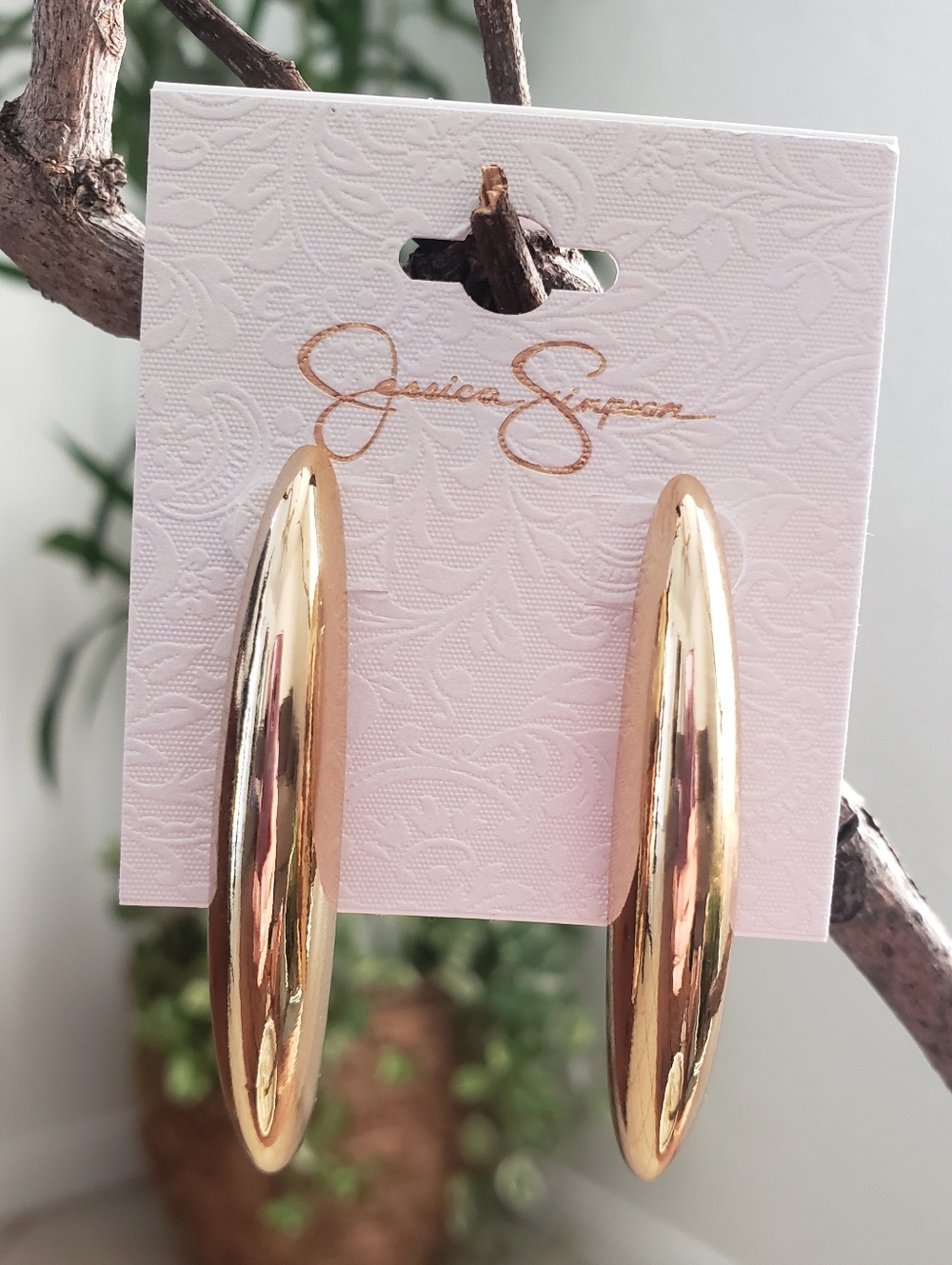 Jessica Simpson Gold Earrings